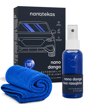 Car Glass Kit (NanoWiper, AntiFog, and Cloth)