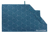 Kelioninis rankšluostis Lifeventure SoftFibre Recycled Towel Geometric Navy (150x90)