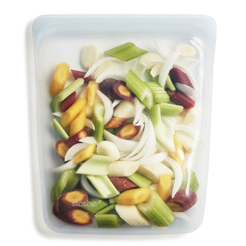 Daugkartinio naudojimo silikoninis didysis maišelis Stasher Half Gallon Bag