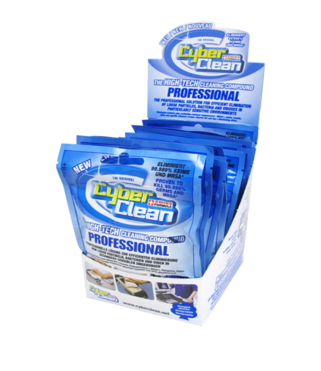 Cyber Clean cleaner for home and office, 145 gr. container – Nanogama