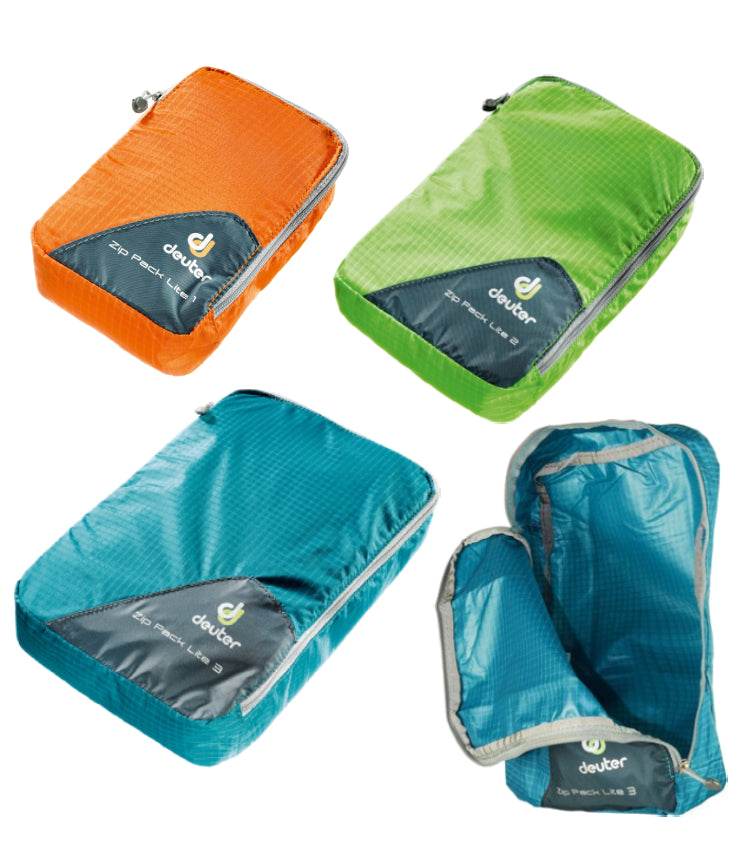 Kelioniniai užsegami pakavimo maišeliai DEUTER Zip Pack Lite (1, 2, 3 litrų talpos)