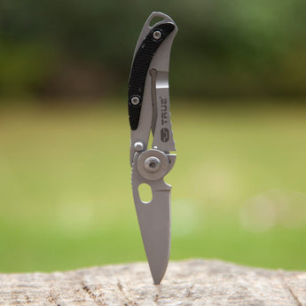 Minimalistinis kišeninis peiliukas True Utility SKELETONKNIFE